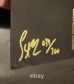 007 2018 Todd Slater S/N James Bond Gold Sean Connery Poster NM/VG