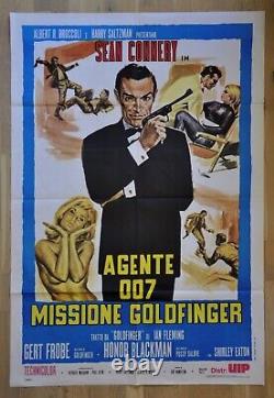 007 Goldfinger, original poster 1964 James Bond Sean Connery, 2 sheets