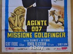 007 Goldfinger, original poster 1964 James Bond Sean Connery, 2 sheets