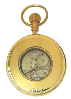 007 JAMES BOND SEAN CONNERY SILHOUETTE SOLID BRASS MECHANICAL POCKET WATCH 1960s
