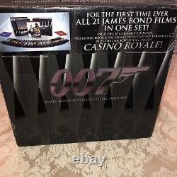 007 JAMES BOND ULTIMATE COLLECTOR'S SET 21 MOVIES (42 Discs) No Books