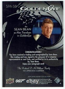 007 James Bond Collection Autograph SPA-SB Sean Bean Alec Trevelyan Auto #44/99