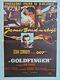 007 James Bond Goldfinger Sean Connery 1965 Rare Exyugo Movie Poster