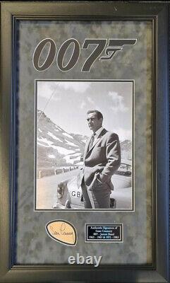 007 James Bond Sean Connery signed FRAMED Display AFTAL UACC ACOA Authenticated