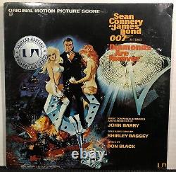 007 James Bond Soundtrack LP Diamonds Forever Sean Connery UNITED ARTISTS 1971