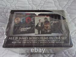 007 James Bond Ultimate Collector's Box Set 42-disc DVD New 21 Films Volumes 1-4