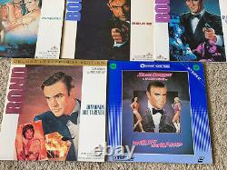 007 James Bond collection 8 Laser Disc (LD) lot Sean Connery Dr No criterion