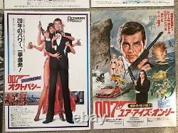 007 MOVIE FLYER Japan Mini Poster JAMES BOND Sean Connery Roger Moore Rare