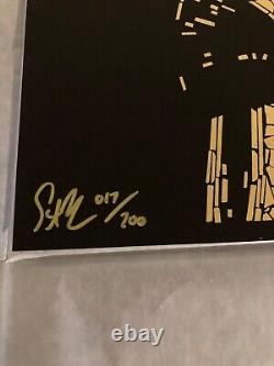 007 Todd Slater Limited Edition 200 Gold Signed James Bond Sean Connery Poster