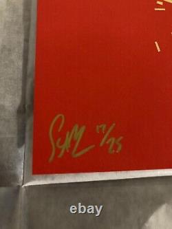 007 Todd Slater Limited Variant Edition 25 Signed James Bond Sean Connery Poster