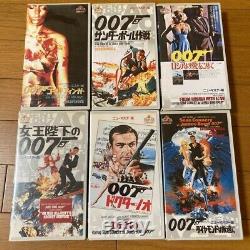 007 VHS James Bond SEAN CONNERY Dr, No GoldFinger Thunderball 6set Japan