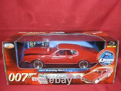 118 Ford Mustang Mach 1 James Bond Diamonds Are Forever Sean Connery 007 Ertl
