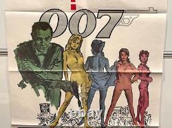 1962R Dr. No James Bond 1SH Movie Poster 27 x 41 Sean Connery Ursula Andress Ber