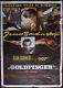1964 Original Movie Poster Goldfinger Sean Connery James Bond Hamilton YU