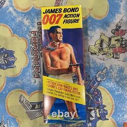 1965 Gilbert James Bond 007 12 Action Figure Scuba Gear Repro Box Sean Connery