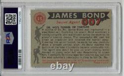 1965 Glidrose James Bond #15 Dr. No's Tunnel Of Torture Sean Connery Psa 8