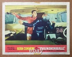 1965 Ian Fleming's Thunderball James Bond Lobby Card Group Sean Connery Original