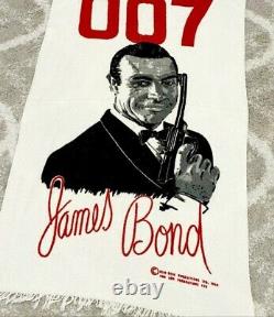 1965'JAMES BOND 007 Vintage Sean Connery 33 x 51 BEACH TOWEL Unused Cond