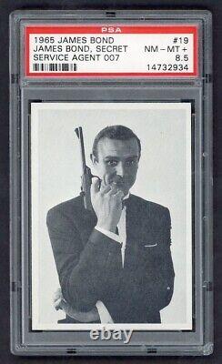 1965 James Bond #19 Secret Agent 007 PSA 8.5 NM-MT+ Sean Connery Only 12 Higher