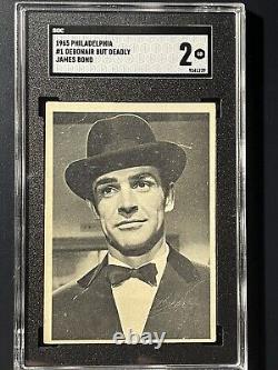 1965 James Bond (ROOKIE) #1 DEBONAIR BUT DEADLY SGC 2 Dr No Sean Connery