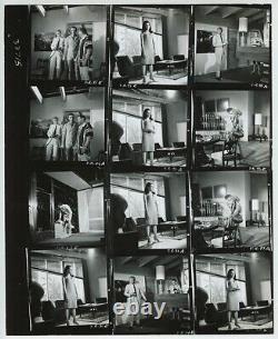 1965 Thunderball Contact Sheet Sean Connery Martine Beswick Rehearse James Bond