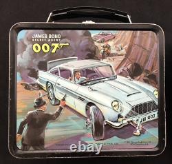 1966 James Bond 007 Lunchbox & Thermos 1966 Sean Connery Vintage Aladdin