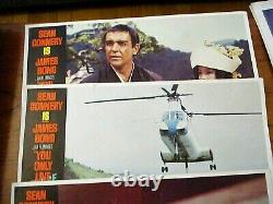 1967 You Only Live Twice 11 X 14 Lobby Cards lot of 3! James Bond Sean Connery