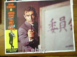 1967 You Only Live Twice 11 X 14 Lobby Cards lot of 3! James Bond Sean Connery