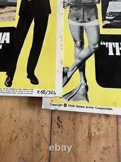 1968 James Bond 007 Thunderball From Russia With Love Sean Connery Lobby Cards