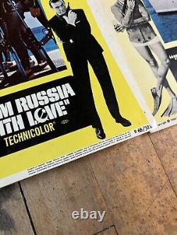 1968 James Bond 007 Thunderball From Russia With Love Sean Connery Lobby Cards