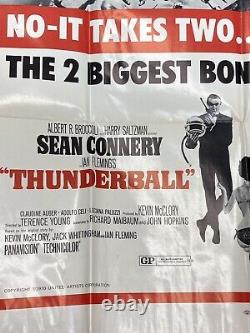 1970 Thunderball with Sean Connery #322 of 1st Showing stamped James Bond Poster