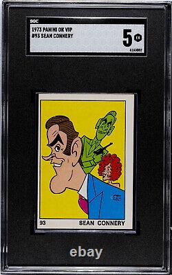 1973 Panini OK VIP Sean Connery #93 SGC 5 Ex. Rare James Bond