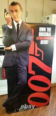 1995 JAMES BOND 007 Sean Connery BOND COLLECTION 6 FT MOVIE STANDEE In BOX