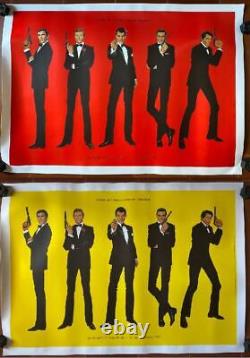 2 Posters James Bond le Monde Of 007 Robert Mcginnis Sean Connery