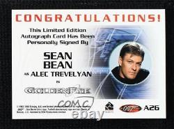 2002 James Bond 40th Anniversary Goldeneye Sean Bean Alec Trevelyan Auto 0c3