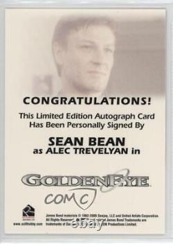 2010 James Bond Heroes and Villains Goldeneye Sean Bean Alec Trevelyan Auto ob9