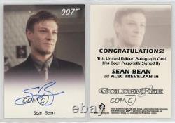 2010 James Bond Heroes and Villains Goldeneye Sean Bean Alec Trevelyan Auto ob9