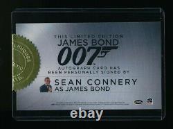 2017 James Bond Archives SEAN CONNERY autographed / signed Rittenhouse auto card