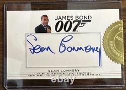 2017 James Bond Archives Sean Connery Cut Autograph Auto #NNO Blue Auto Sealed