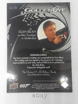 2019 Upper Deck 007 James Bond Trading Cards Auto. Card Sean Bean/Alec Trevelyan