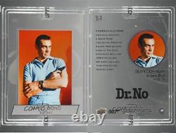 2019 Upper Deck James Bond Collection Premium Silver Sean Connery as #S-1 4et