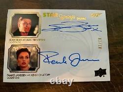 2020 James Bond Villians & Henchmen Famke Janssen / Sean Bean Dual Auto 02/10