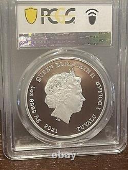 2021 $1 Silver James Bond Legacy Sean Connery 007 PR70 Only 78 From PCGS Exist