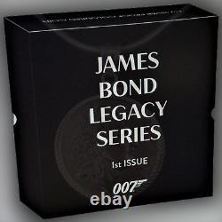 2021 1 oz Proof Colorized James Bond Legacy Sean Connery Silver Proof Coin + COA