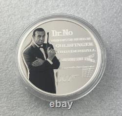 2021 James Bond 007 Sean Connery 1oz 999 Proof Silver Coin Perth Mint