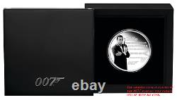 2021 James Bond Legacy Sir Sean Connery SILVER PROOF $1 1oz COIN NGC PF70 ER