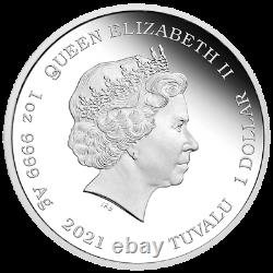 Power Coin James Bond Legacy Series 1 Oz Silber Münze 1$ Tuvalu 2021 