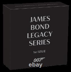 2021 Tuvalu $1 James Bond 007 Legacy Sean Connery 1 oz Silver Coin 5,000 Made