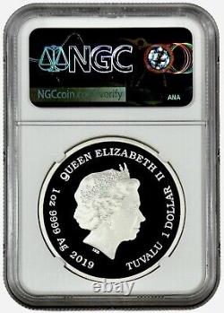 2021 Tuvalu Silver $1 James Bond Legacy Sean Connery NGC PF 70 UC Early Releases