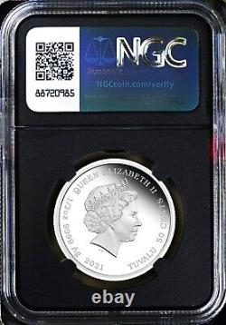 2024 8-Coin-Set ROGER MOORE COLLECTION SILVER $1 + 7x50c NGC PF70 007 James Bond